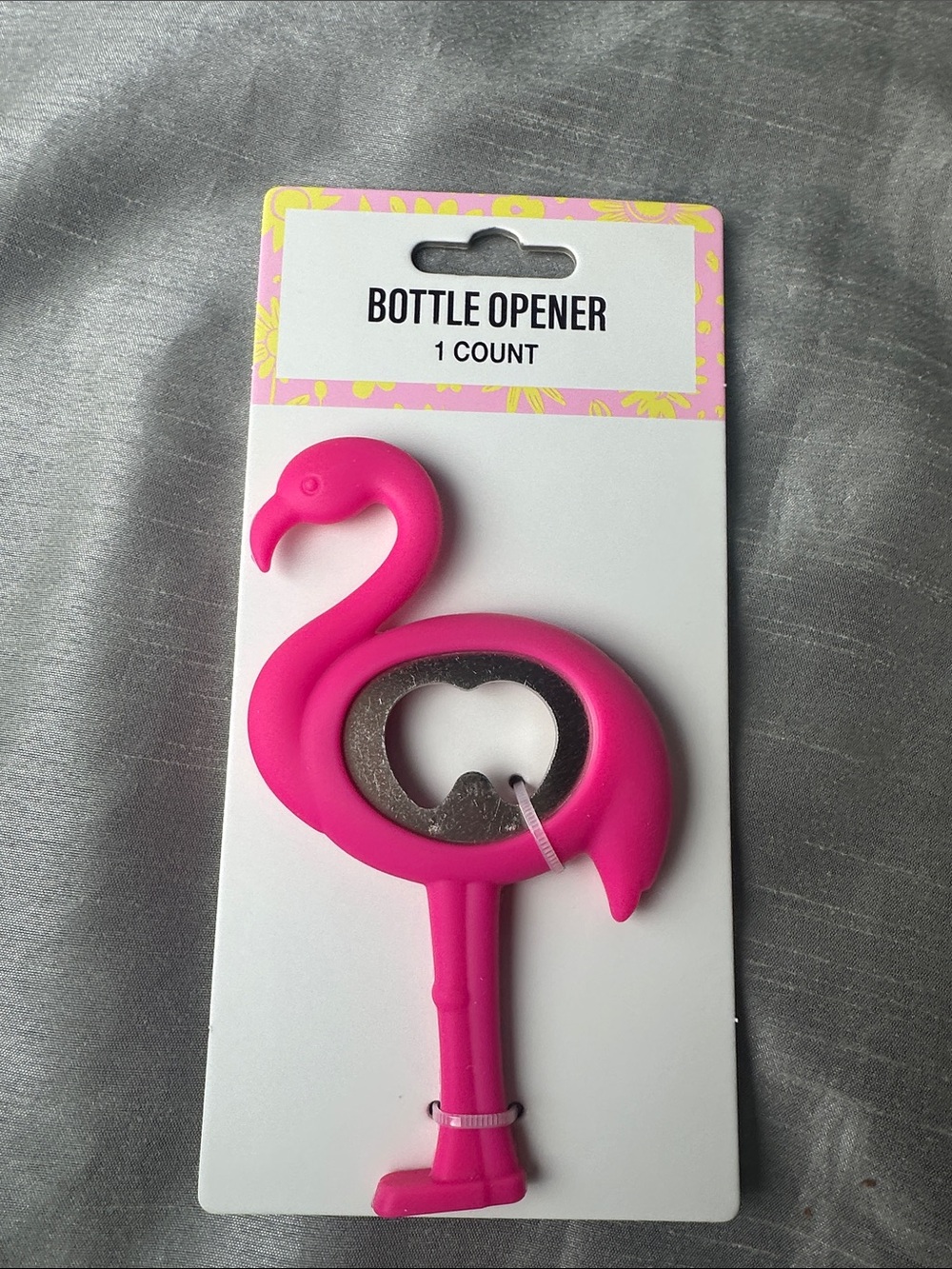 Flamingo Pink Bottle Opener - Pink Silicone Party Opener- NWT